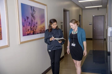 Perinatal Psychiatrists and APAL Directors Saira Kalia, MD, and Kathryn Emerick, MD